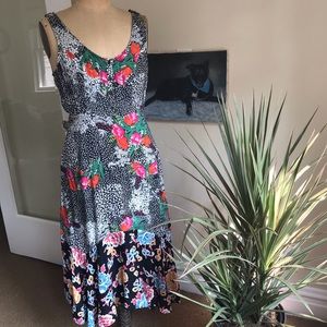 Anthropologie Maeve Sleeveless Midi Dress